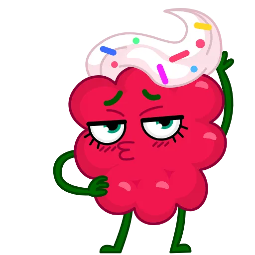 🍰 Эмодзи «Raspberry» для Telegram