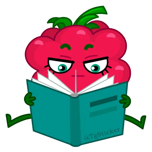 📖 Эмодзи «Raspberry» для Telegram