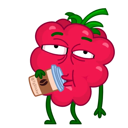 ☕️ Эмодзи «Raspberry» для Telegram