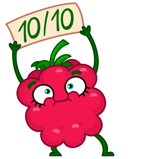 🔟 Эмодзи «Raspberry» для Telegram