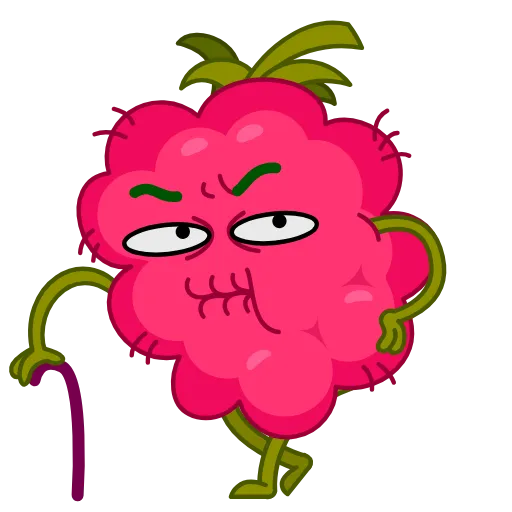 👴 Эмодзи «Raspberry» для Telegram