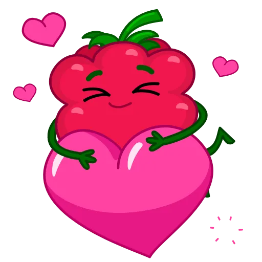 ❤️ Эмодзи «Raspberry» для Telegram