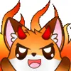 😈 Эмодзи «Foxy #cute #color #orange» для Telegram