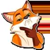 🤨 Эмодзи «Foxy #cute #color #orange» для Telegram