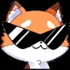 😎 Эмодзи «Foxy #cute #color #orange» для Telegram