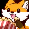 🍿 Эмодзи «Foxy #cute #color #orange» для Telegram