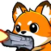 🔫 Эмодзи «Foxy #cute #color #orange» для Telegram