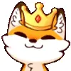 👑 Эмодзи «Foxy #cute #color #orange» для Telegram