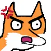 😤 Эмодзи «Foxy #cute #color #orange» для Telegram