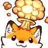 💥 Эмодзи «Foxy #cute #color #orange» для Telegram