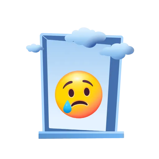 😢 Эмодзи «Реакции VK» для Telegram