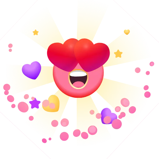 😍 Эмодзи «Реакции VK» для Telegram