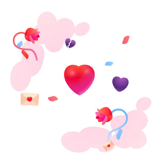 💔 Эмодзи «Реакции VK» для Telegram