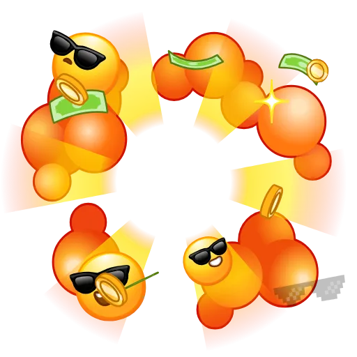 😎 Эмодзи «Реакции MAX» для Telegram