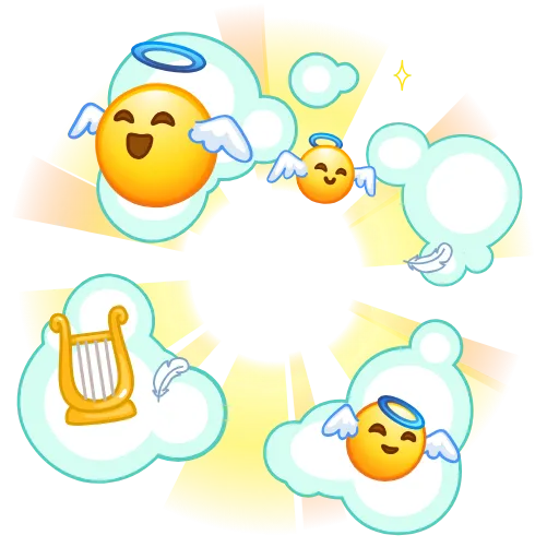 😇 Эмодзи «Реакции MAX» для Telegram