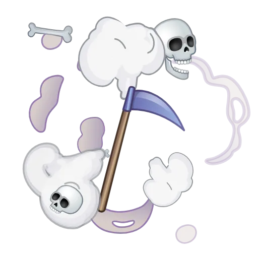 💀 Эмодзи «Реакции MAX» для Telegram