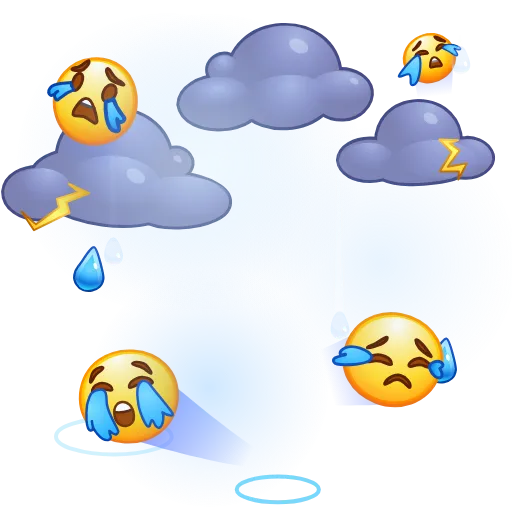 😭 Эмодзи «Реакции MAX» для Telegram