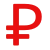 ❗️ Эмодзи «Красный» для Telegram