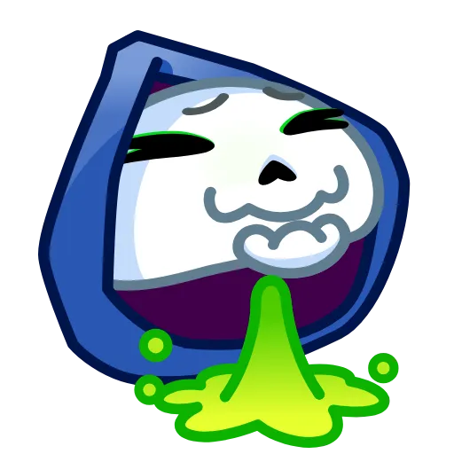 🤮 Стикер «Reaper Skull Emoji» для Telegram