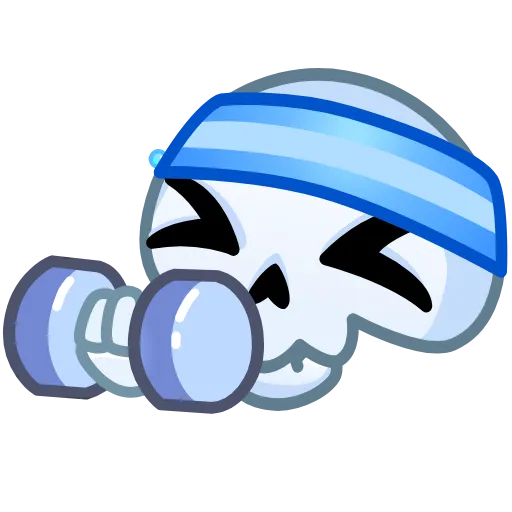 💪 Стикер «Reaper Skull Emoji» для Telegram