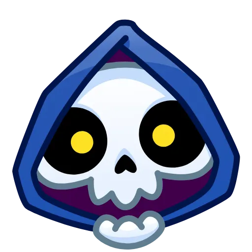 Стикерпак Reaper Skull Emoji для Telegram