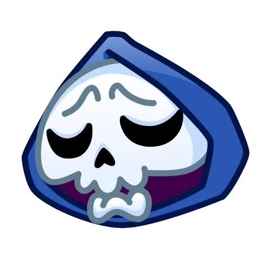 😭 Стикер «Reaper Skull Emoji» для Telegram