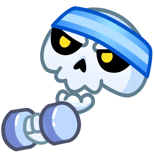 💪 Эмодзи «Reaper Skull Emoji» для Telegram