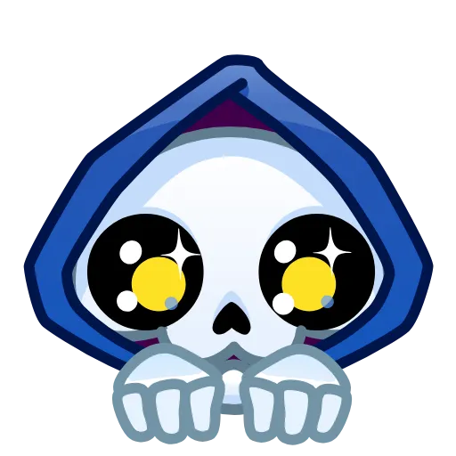 🥺 Эмодзи «Reaper Skull Emoji» для Telegram