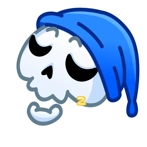 😴 Эмодзи «Reaper Skull Emoji» для Telegram