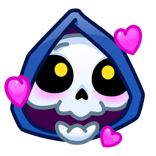 🥰 Эмодзи «Reaper Skull Emoji» для Telegram
