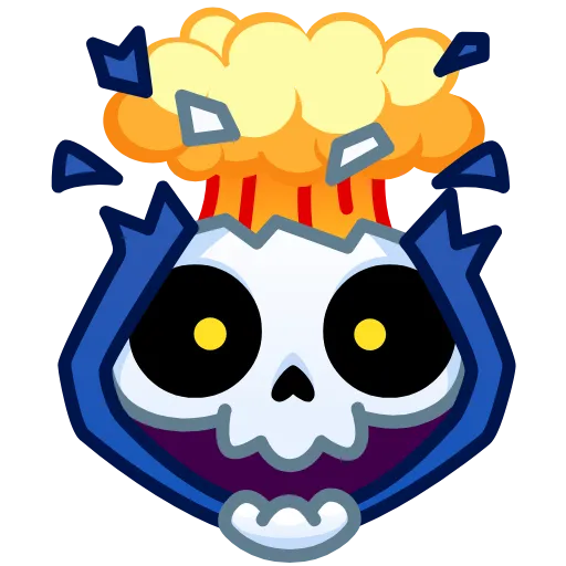 🤯 Эмодзи «Reaper Skull Emoji» для Telegram