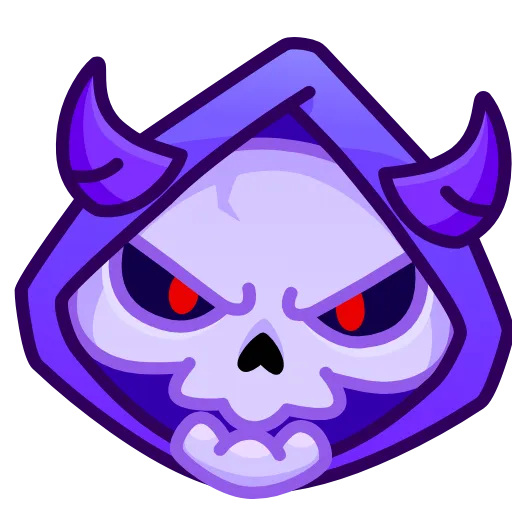 👿 Эмодзи «Reaper Skull Emoji» для Telegram