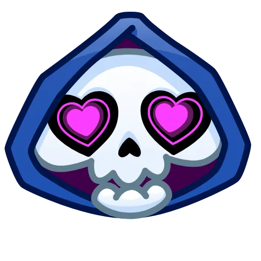 😍 Эмодзи «Reaper Skull Emoji» для Telegram