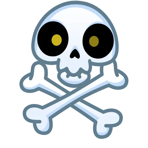 ☠️ Эмодзи «Reaper Skull Emoji» для Telegram