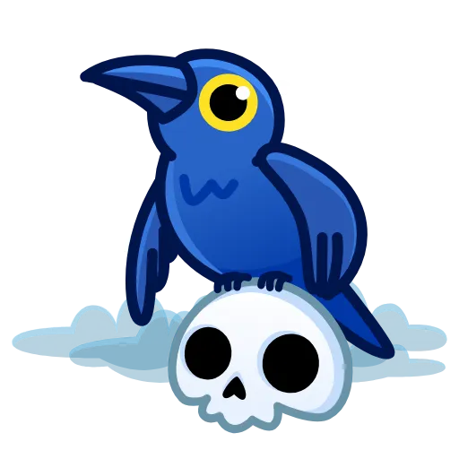 🐦‍⬛️ Эмодзи «Reaper Skull Emoji» для Telegram