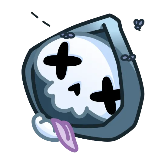 😵 Эмодзи «Reaper Skull Emoji» для Telegram