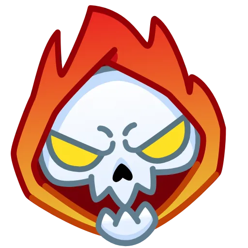 😡 Эмодзи «Reaper Skull Emoji» для Telegram
