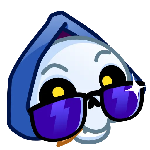 😎 Эмодзи «Reaper Skull Emoji» для Telegram
