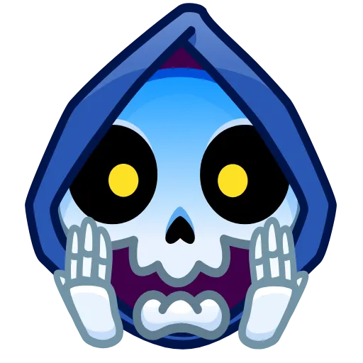 😱 Эмодзи «Reaper Skull Emoji» для Telegram