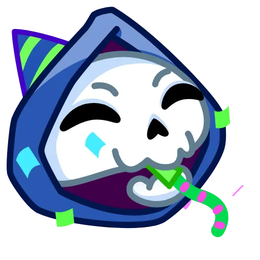 🥳 Эмодзи «Reaper Skull Emoji» для Telegram