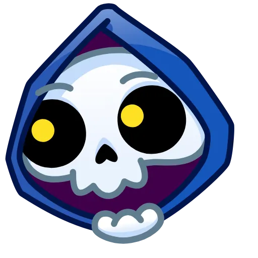 👀 Эмодзи «Reaper Skull Emoji» для Telegram