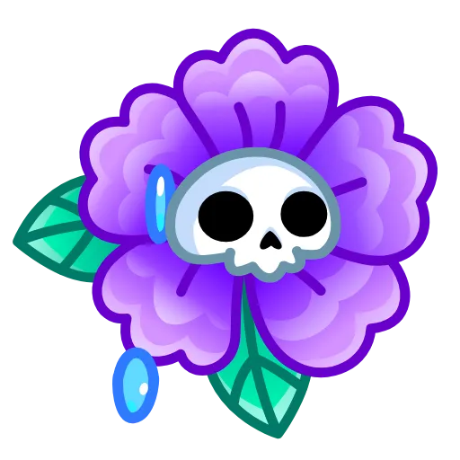 🌺 Эмодзи «Reaper Skull Emoji» для Telegram