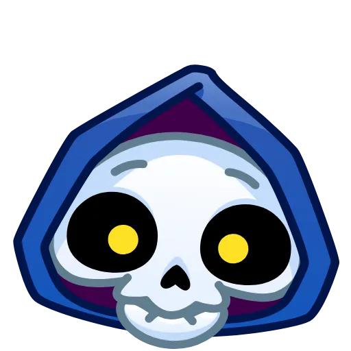 ☺️ Эмодзи «Reaper Skull Emoji» для Telegram