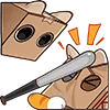 😵 Эмодзи «Кот Ребус» для Telegram