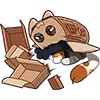 😝 Эмодзи «Кот Ребус» для Telegram