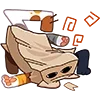 😵 Эмодзи «Кот Ребус» для Telegram