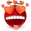 🤩 Эмодзи «Red Face Emoji» для Telegram