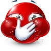 🤩 Эмодзи «Red Face Emoji» для Telegram
