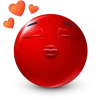 🤩 Эмодзи «Red Face Emoji» для Telegram