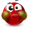 🤩 Эмодзи «Red Face Emoji» для Telegram